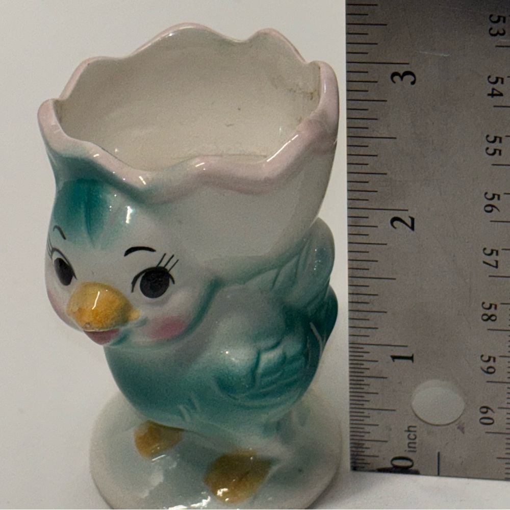 Vintage 50s bluebird egg cup, made in Japan - Picture 8 of 8